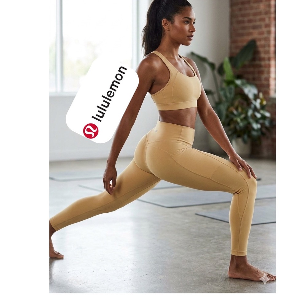 Lululemon Invigorate High-Rise Tight 25 Everlux Tan Leggings LW5DU4S Size 2 Yga
